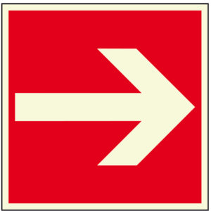 PERMALIGHT® plus BRANDSCHUTZZEICHEN Richtungsangabe rechts/links