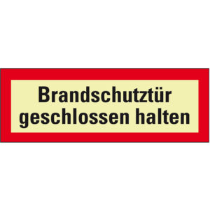 PERMALIGHT® power FEUERWEHRZEICHEN "Brandschutztür geschlossen halten"