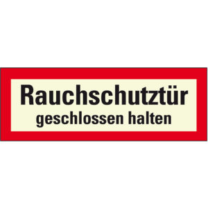 PERMALIGHT® plus FEUERWEHRZEICHEN "Rauchschutztür geschlossen halten"