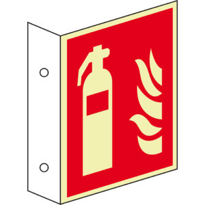 PERMALIGHT® power BRANDSCHUTZZEICHEN Feuerlöscher – Fahnenschild – Bild 1