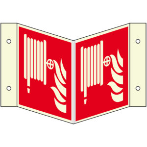 PERMALIGHT® plus BRANDSCHUTZZEICHEN Löschschlauch – Nasenschild