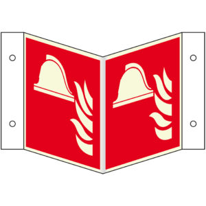 PERMALIGHT® plus BRANDSCHUTZZEICHEN Mittel und Geräte zur Brandbekämpfung – Nasenschild