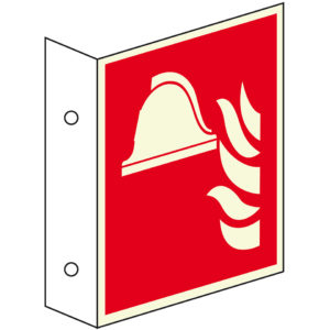 PERMALIGHT® plus BRANDSCHUTZZEICHEN Mittel und Geräte zur Brandbekämpfung – Fahnenschild