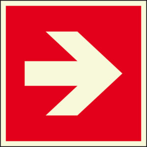 PERMALIGHT® plus BRANDSCHUTZZEICHEN Richtungsangabe rechts/links