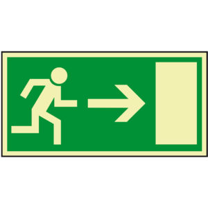PERMALIGHT® power FLUCHTWEGSCHILD & RETTUNGSZEICHEN Notausgang rechts