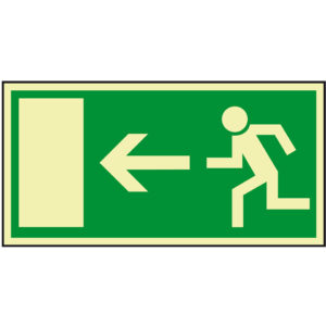 PERMALIGHT® power FLUCHTWEGSCHILD & RETTUNGSZEICHEN Notausgang links
