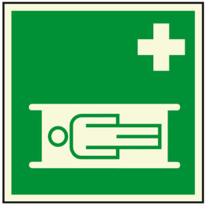 PERMALIGHT® plus ERSTE HILFE ZEICHEN Krankentrage