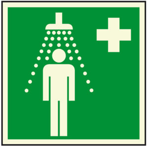 PERMALIGHT® plus ERSTE HILFE ZEICHEN Notdusche