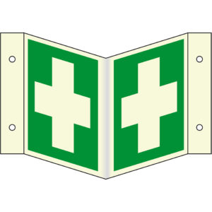 PERMALIGHT® plus ERSTE HILFE ZEICHEN Erste Hilfe Kreuz – Nasenschild