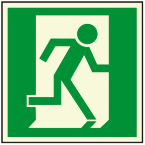 PERMALIGHT® plus FLUCHTWEGSCHILD & RETTUNGSZEICHEN Notausgang rechts