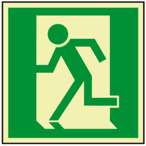 PERMALIGHT® power FLUCHTWEGSCHILD & RETTUNGSZEICHEN Notausgang links