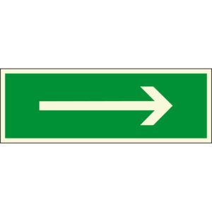 PERMALIGHT® plus FLUCHTWEGSCHILD & RETTUNGSZEICHEN Richtungspfeil rechts