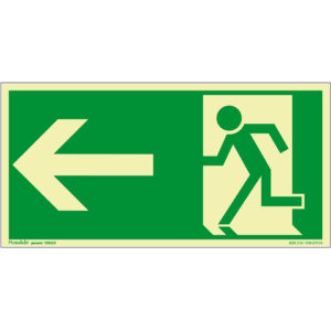 PERMALIGHT® power FLUCHTWEGSCHILD & RETTUNGSZEICHEN Notausgang links