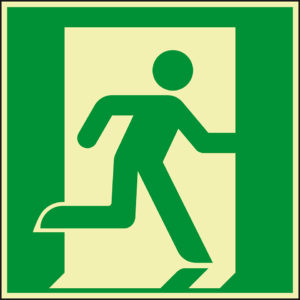 PERMALIGHT® power FLUCHTWEGSCHILD & RETTUNGSZEICHEN Notausgang rechts