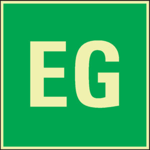 PERMALIGHT® power FLUCHTWEGSCHILD & RETTUNGSZEICHEN Geschossbezeichnung EG