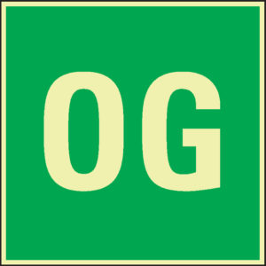 PERMALIGHT® power FLUCHTWEGSCHILD & RETTUNGSZEICHEN Geschossbezeichnung OG