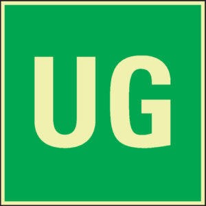 PERMALIGHT® power FLUCHTWEGSCHILD & RETTUNGSZEICHEN Geschossbezeichnung UG