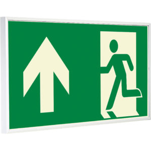 PERMALIGHT® plus FLUCHTWEGSCHILD & RETTUNGSZEICHEN Notausgang geradeaus