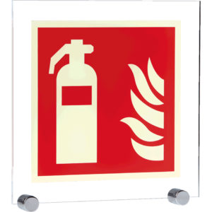 PERMALIGHT® plus BRANDSCHUTZZEICHEN Feuerlöscher – mit Klemmbefestigung